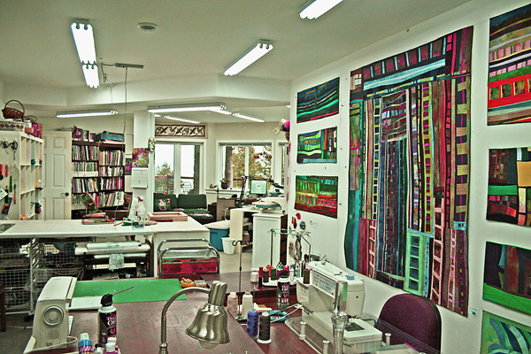Studio view during the Open Studio Tour sponsored by the Thousand Island Arts Group in 2009