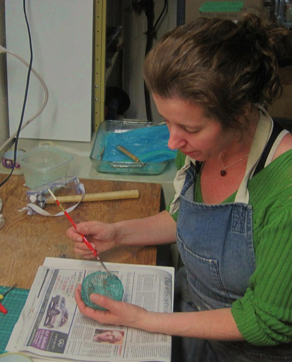 Sayward in her studio.
