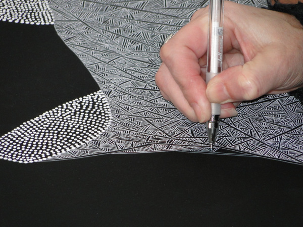 Drawing detail, photo, 2014. Photo: Jared Murdoch.