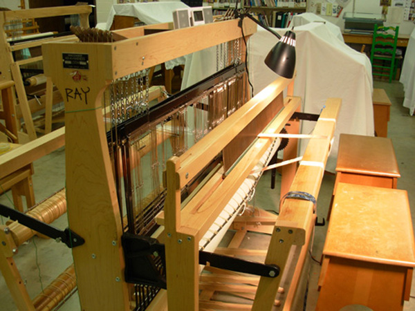Double back-beam Macombre loom at Appalachian Center for Craft