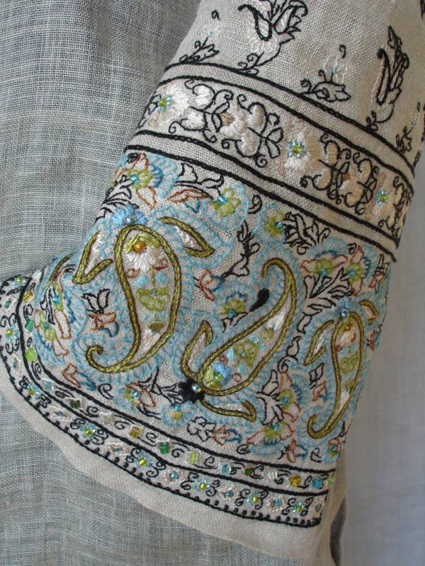 Linen Jacket-sleeve detail