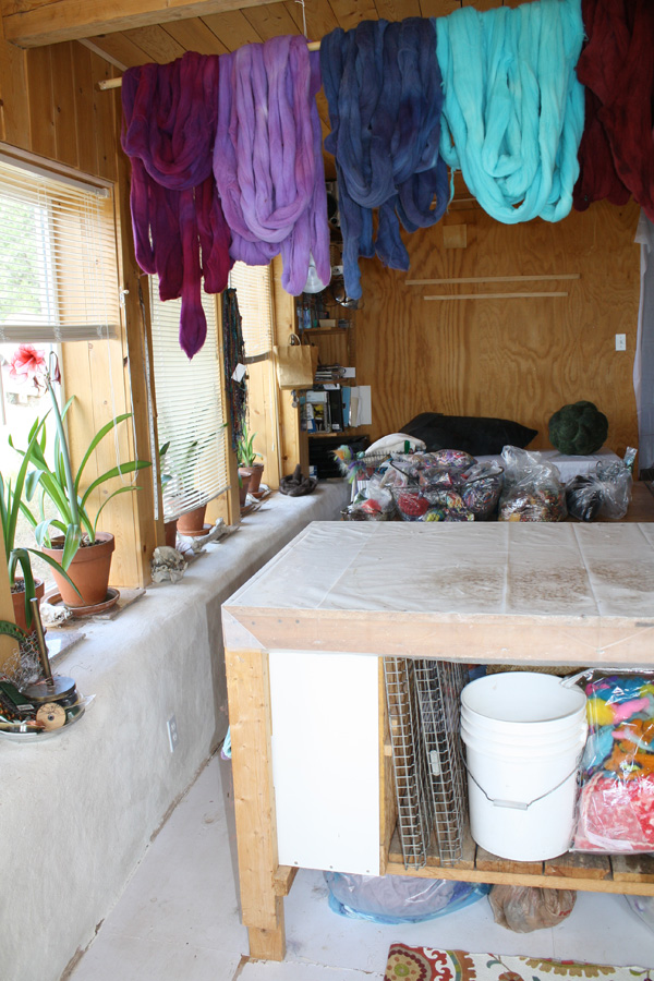 Merce Mitchell's studio. Photo: Merce Mitchell
