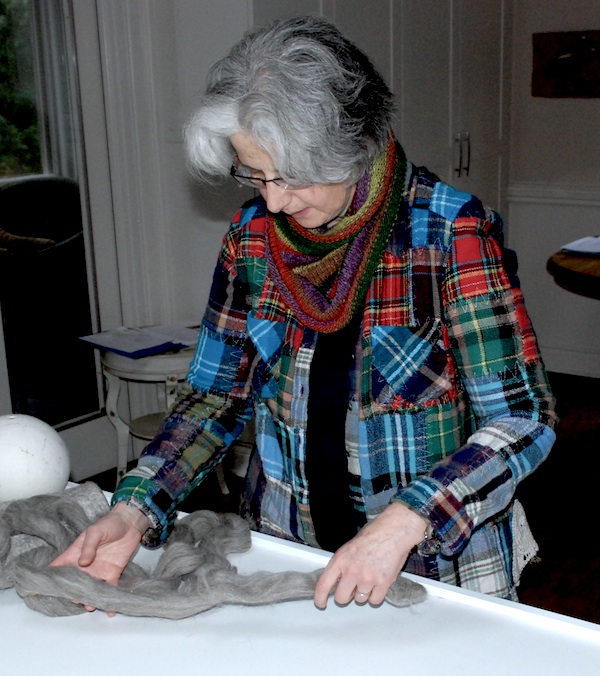 Carmella working, view 1. Photo: G. Rother