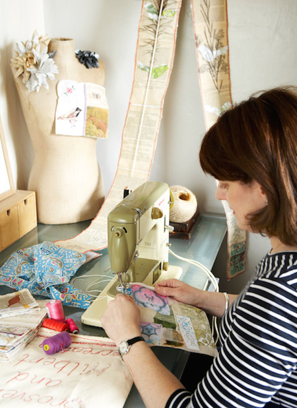 Anne Kelly working in her studio Photo: Rachel Whiting