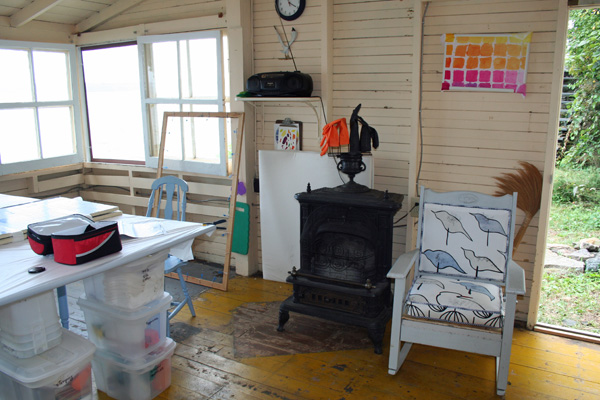 Summer Art Shack - a re-purposed dockside cottage