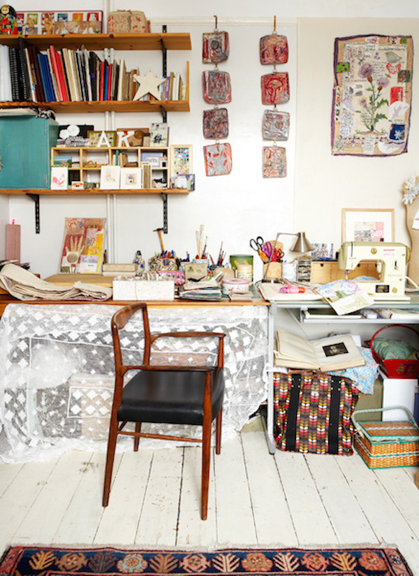 Anne Kelly's studio. Photo: Rachel Whiting