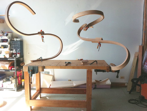 Studio Process, 2011. Photo: Emily Hermant.