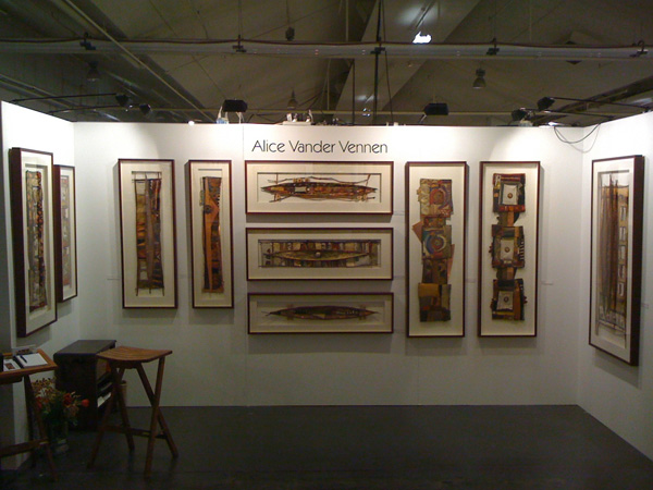 Work on display at The Artist Project 2012. Photo credit Mark Vander Vennen