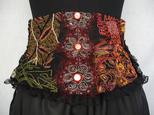 Corset Back displayed at 2009 World of Threads Festival.