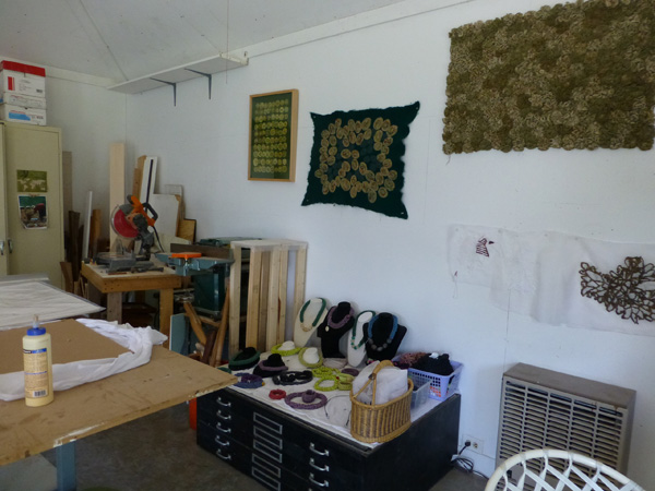 Mary Giehl's studio.