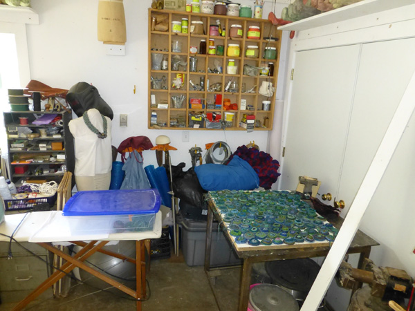 Mary Giehl's studio