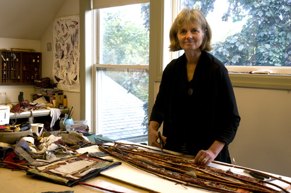 Alice in her Cobourg, Ontario studio