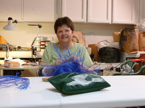Dorothy McGuinness in studio, Photo: Dorothy McGuinness