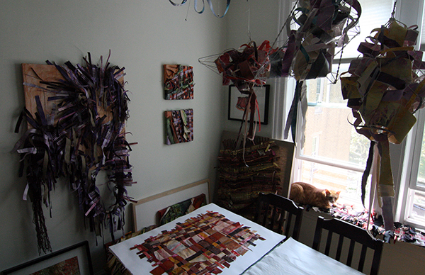 Studio shot, 2014. Photo: Courtesy of the artist.