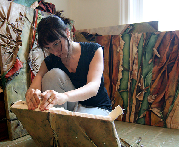 Studio shot, 2014. Photo: Courtesy of the artist.