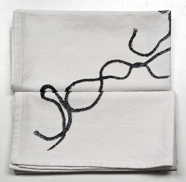 Napkins screenprinted napkins 19.5 x 19.5 2007