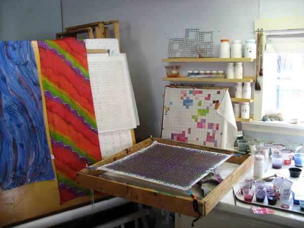 Barbara's studio.