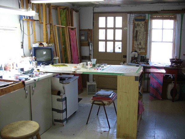 Barbara's studio.