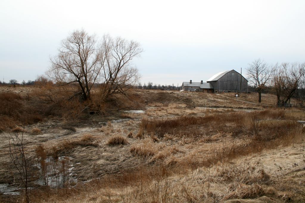 The barn at Joshua Creek Heritage Art Centre, World of Threads Festival 2012.