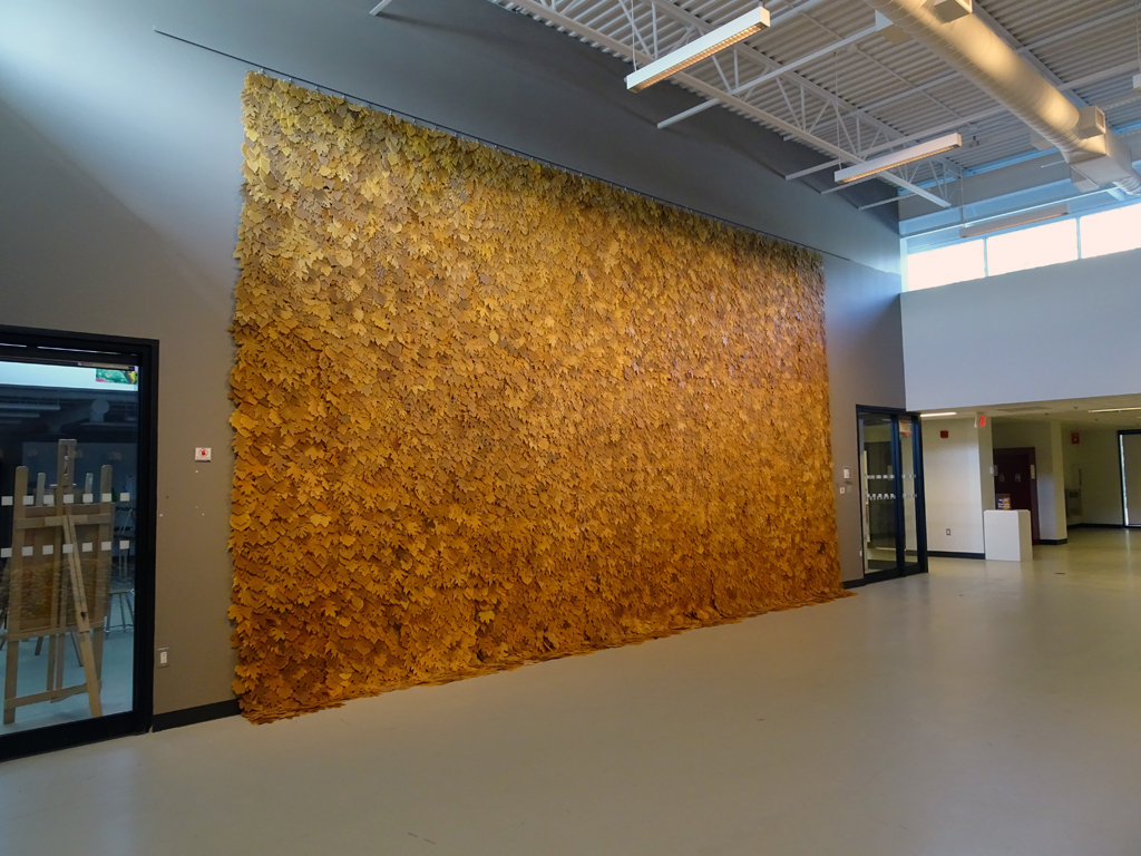 Penelope Stewart, Cleave a Path in the Wilderness, Late in the Season exhibition, World of Threads Festival 2016.