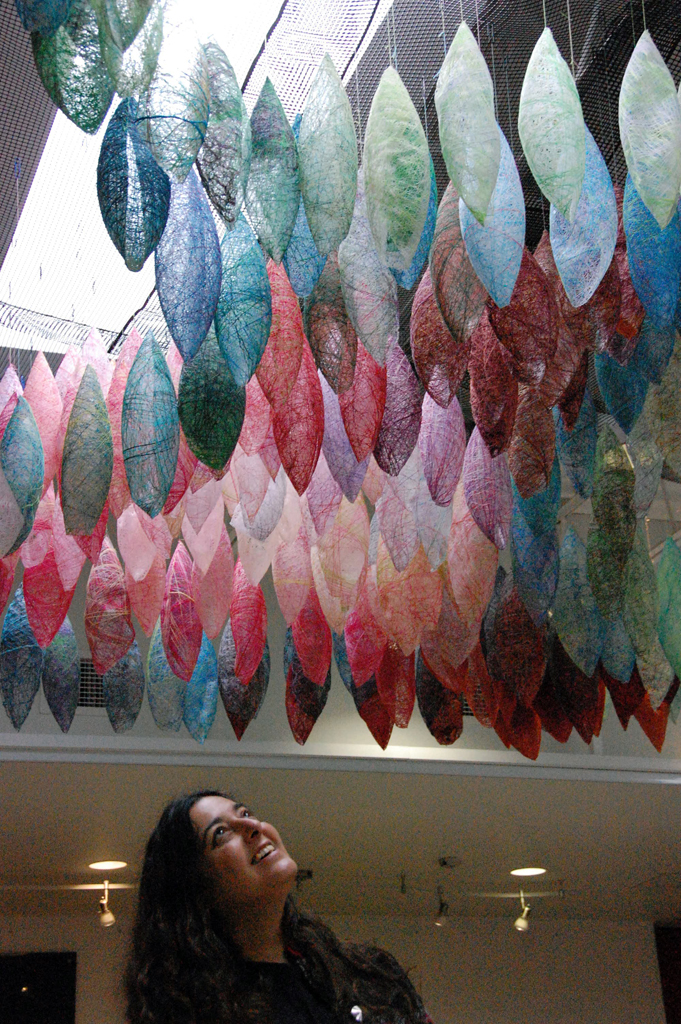 Hana P Rotchild at the opening of the World of Threads Festival 2018.