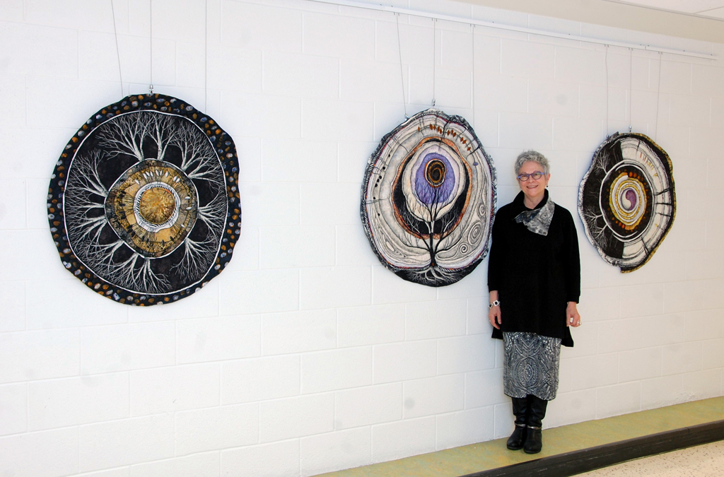 Lorraine Roy at the opening of the World of Threads Festival 2018.