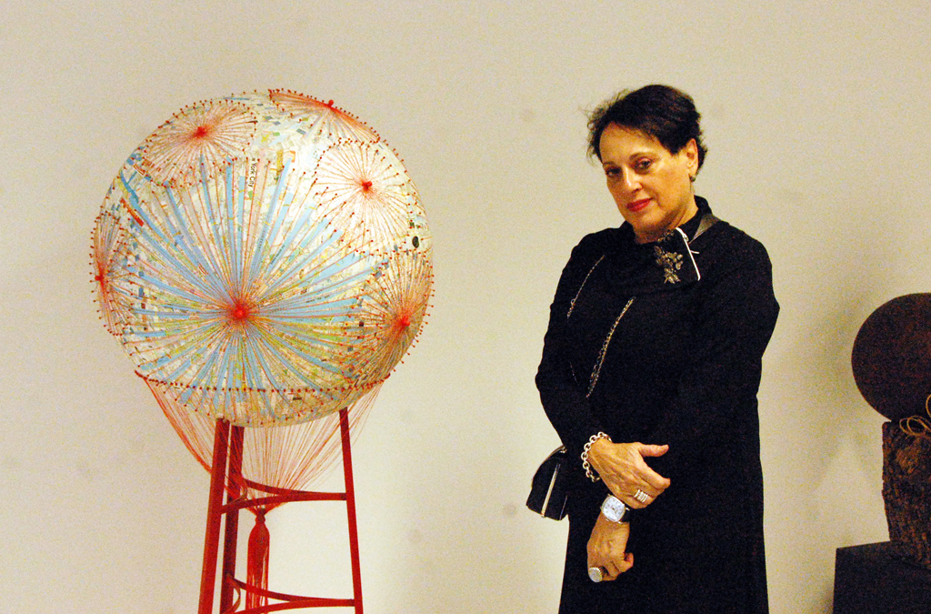 Melanie Chikofsky at World of Threads Festival 2018 opening.