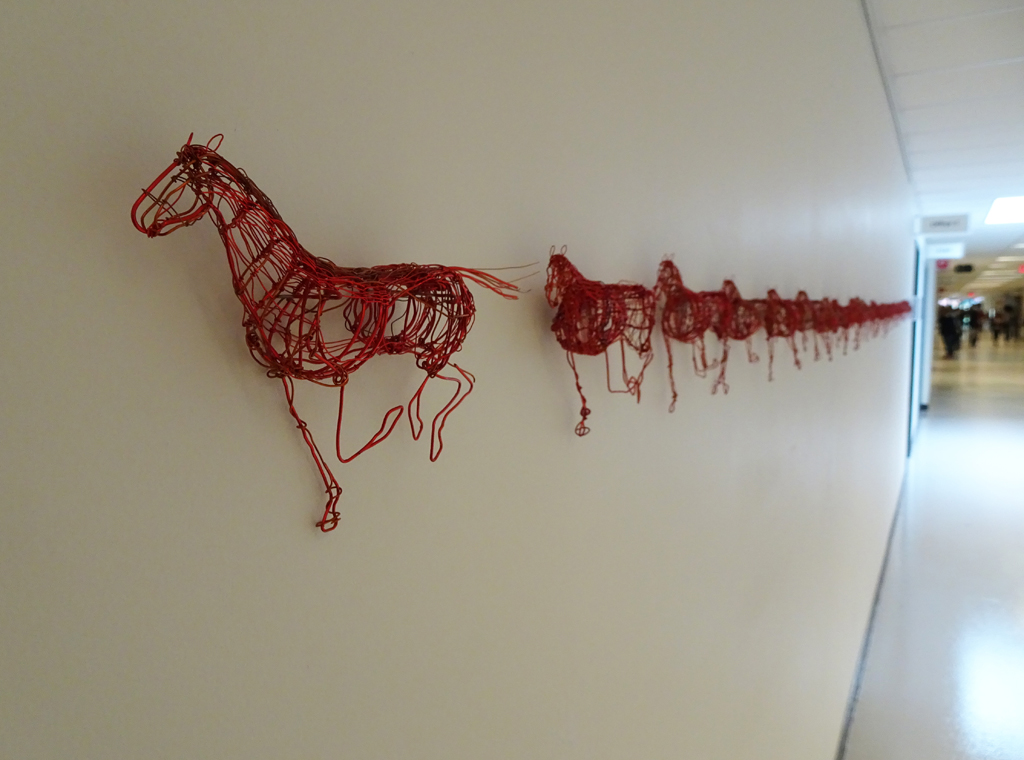 Anna Lefstud: One Full Stride, installation view.