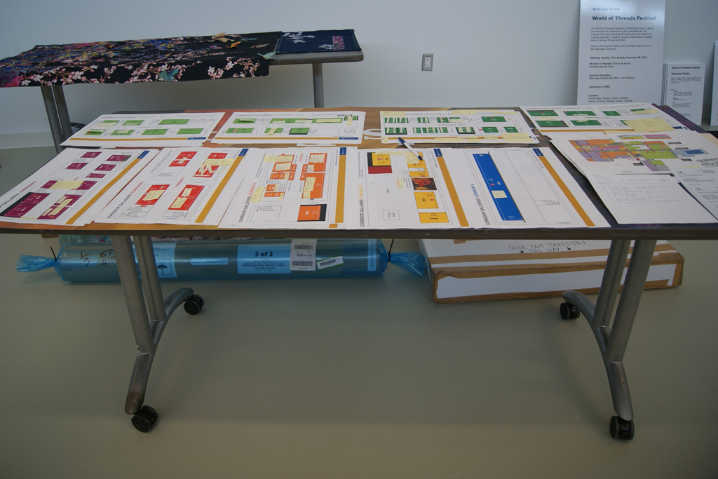 Planning and mapping out placements.