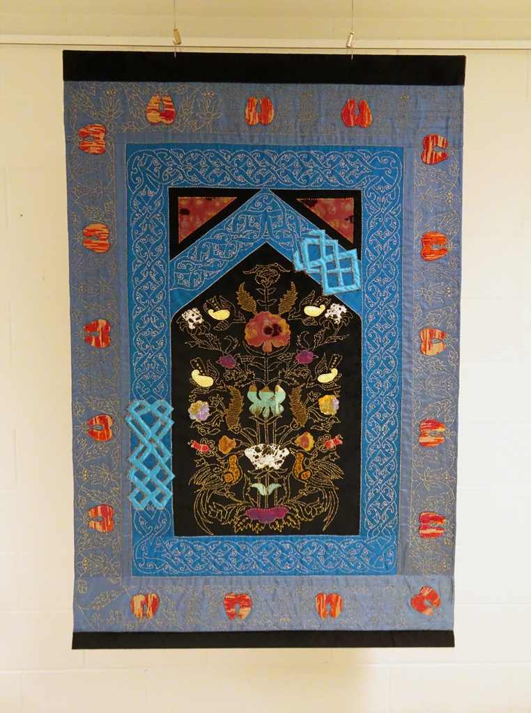 Sandra Dammizio, Reimagined, Botanical Realm exhibition, World of Threads Festival 2018.