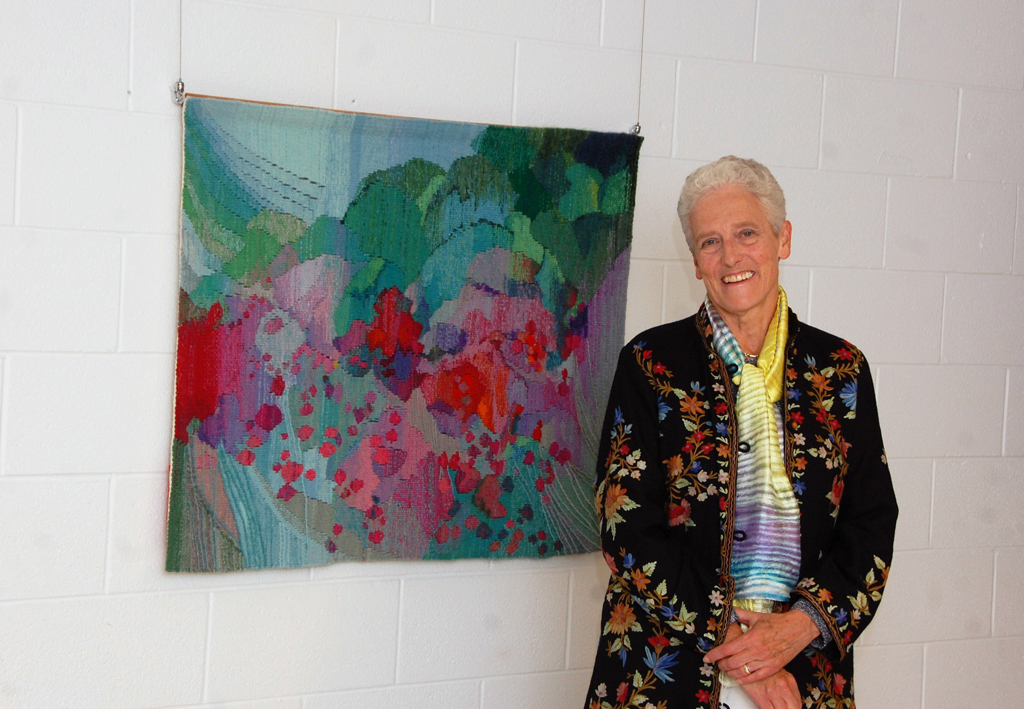 Rosemary Pucholt at World of Threads Festival 2018 opening.