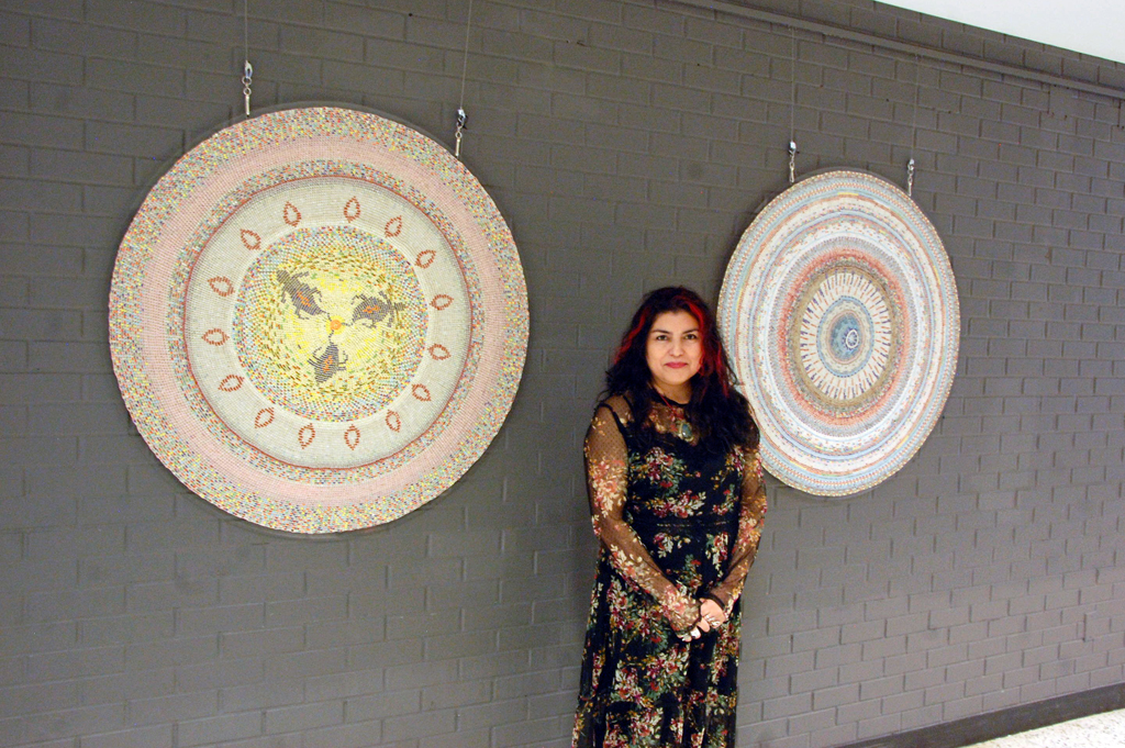 Sarabeth Trivino at the opening of the World of Threads Festival 2018.