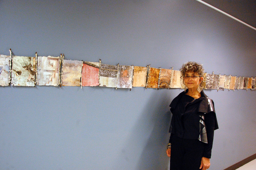 Teddy Milder at the opening of the World of Threads Festival 2018.