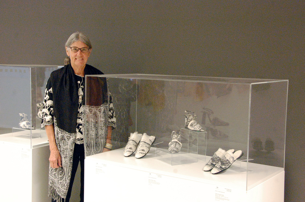 Valerie Jan Geard at the opening of the World of Threads Festival 2018.