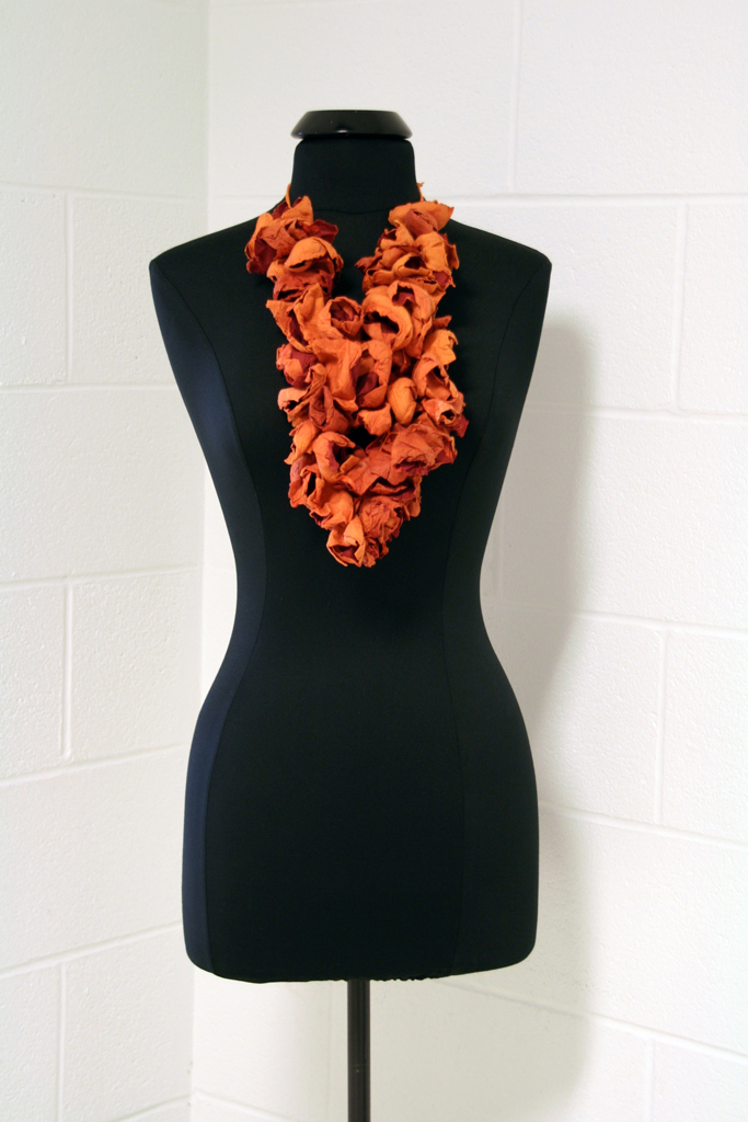 Released to Joy, 2015
Medium: Joomchi, Korean Mulberry paper, thread. Dimensions: 18 in. (extendable)