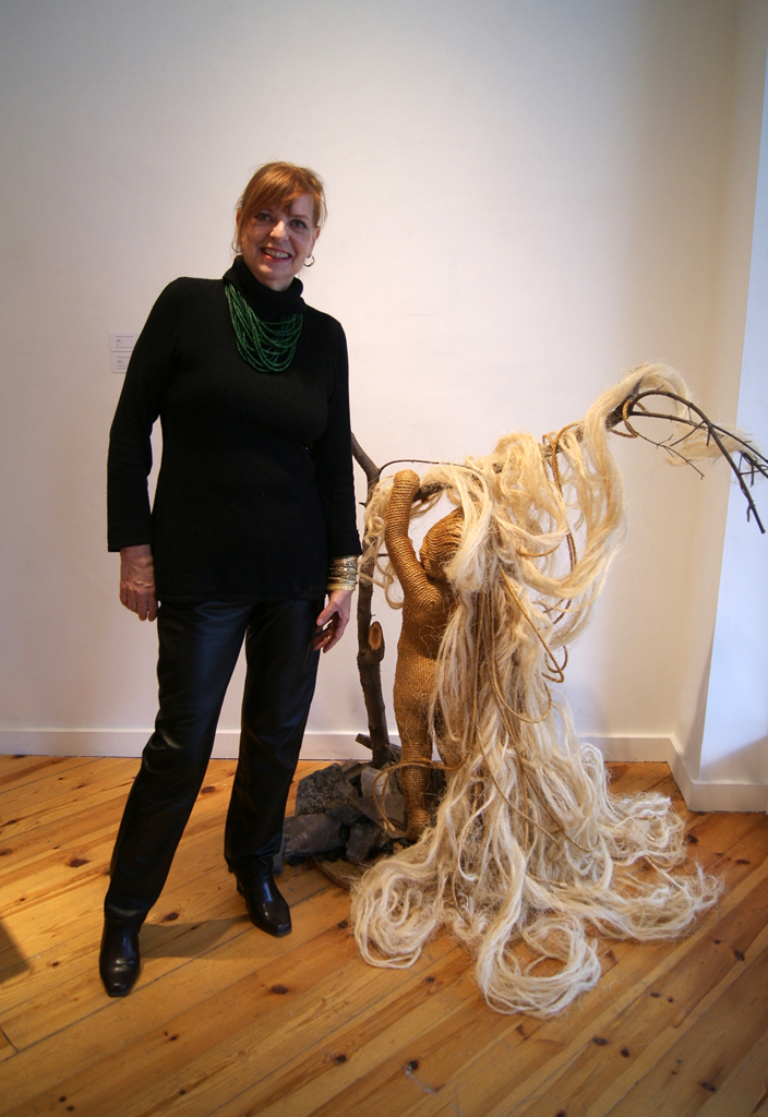 J. Mac at the opening of THREADSpace exhibition.