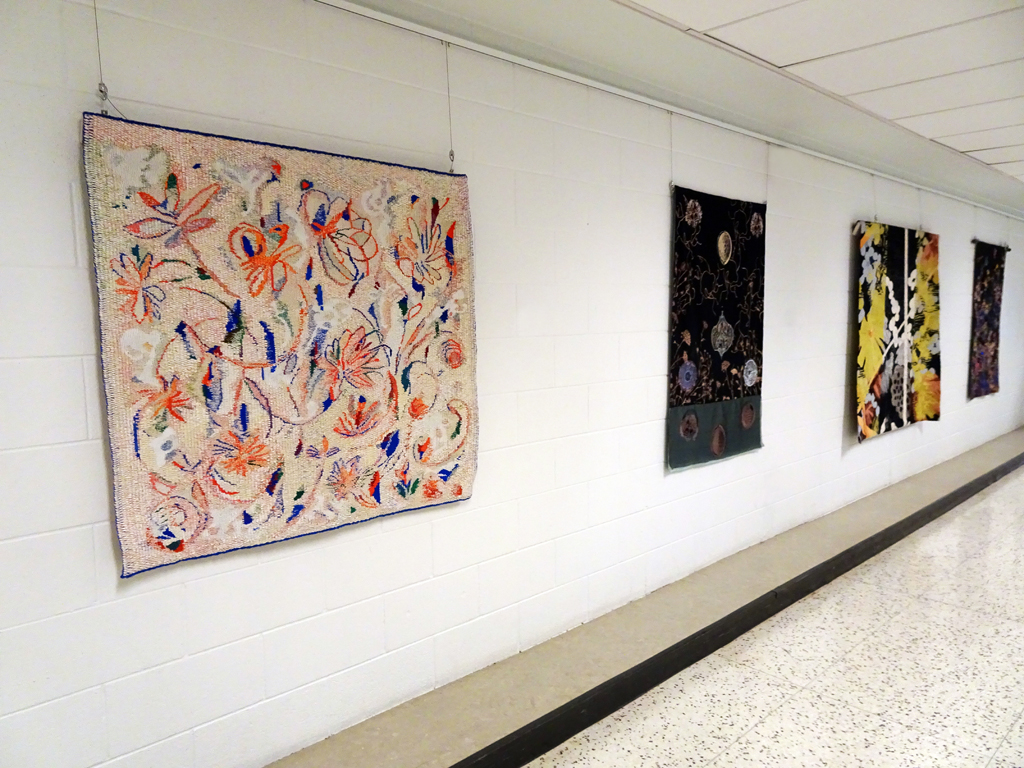 Installation view, Botanical Realm, World of Threads Festival 2018.