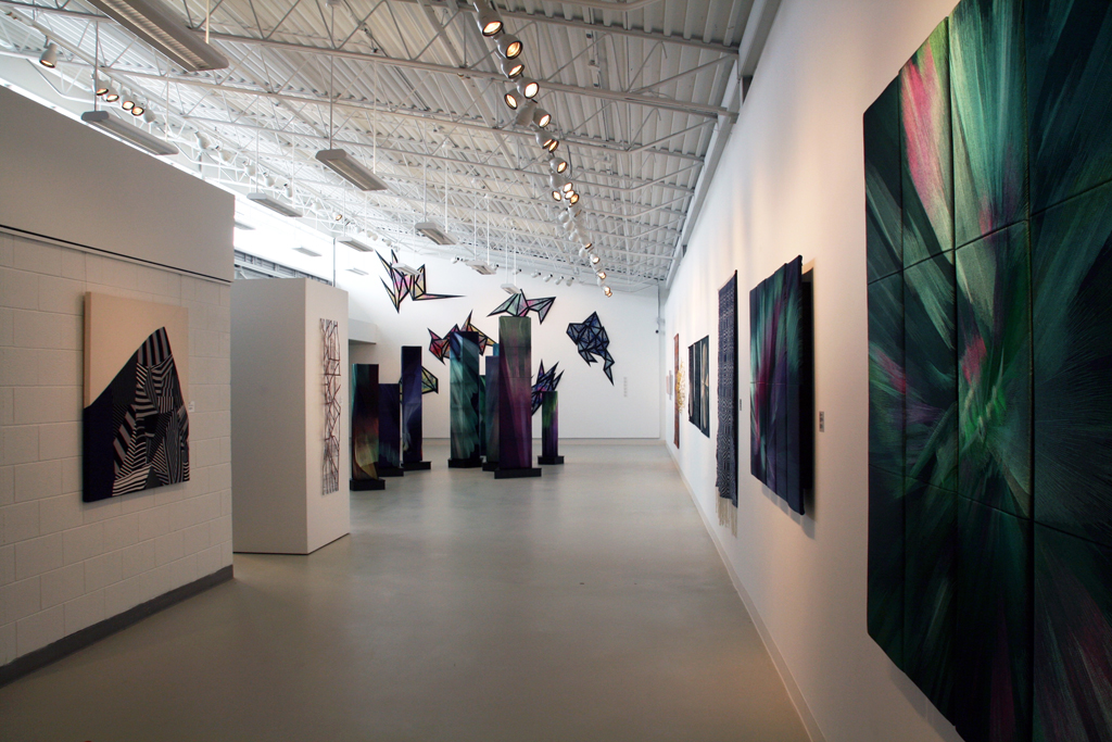 Cosmic Geometry exhibition, World of Threads Festival 2016.