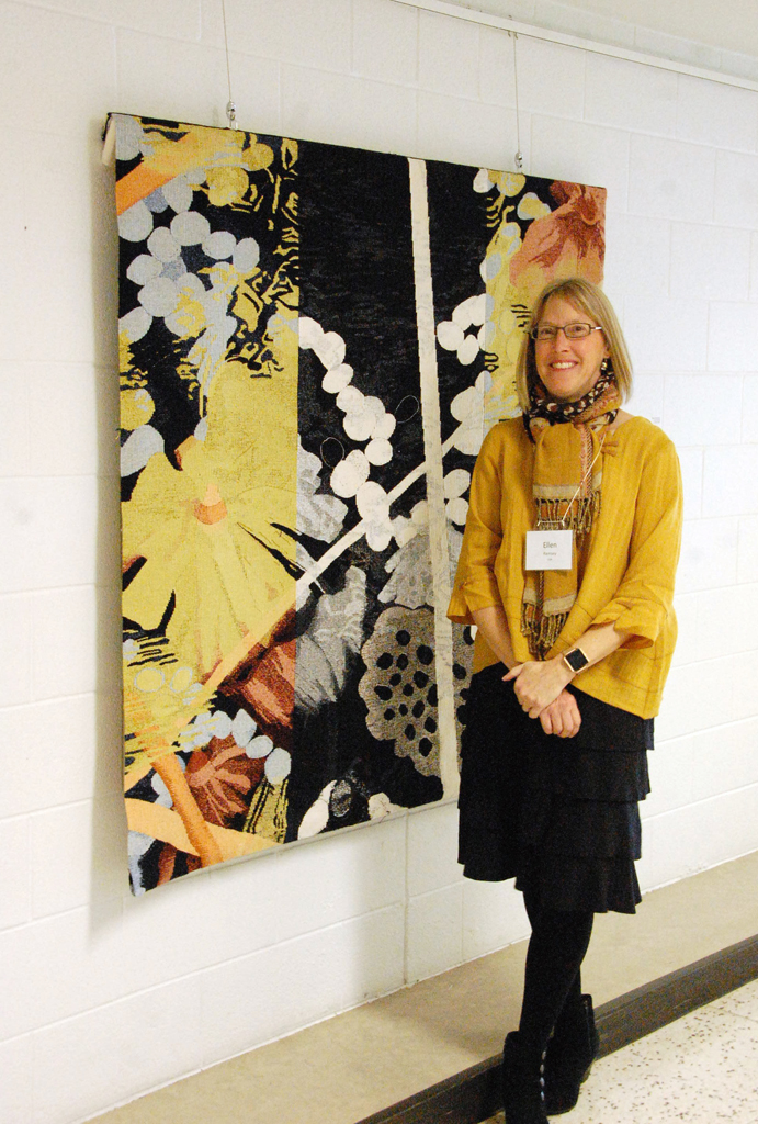 Ellen Ramsey at World of Threads Festival 2018 opening.