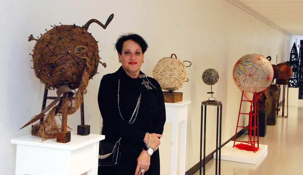 Melanie Chikofsky at World of Threads Festival 2018 opening.