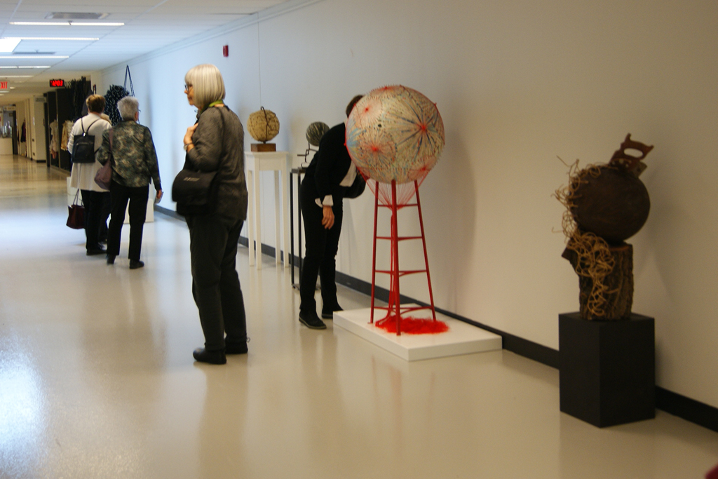 Organized tour of World of Threads Festival 2018.