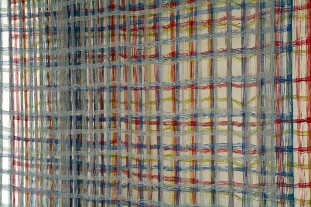 Extruded Plaid, detail.