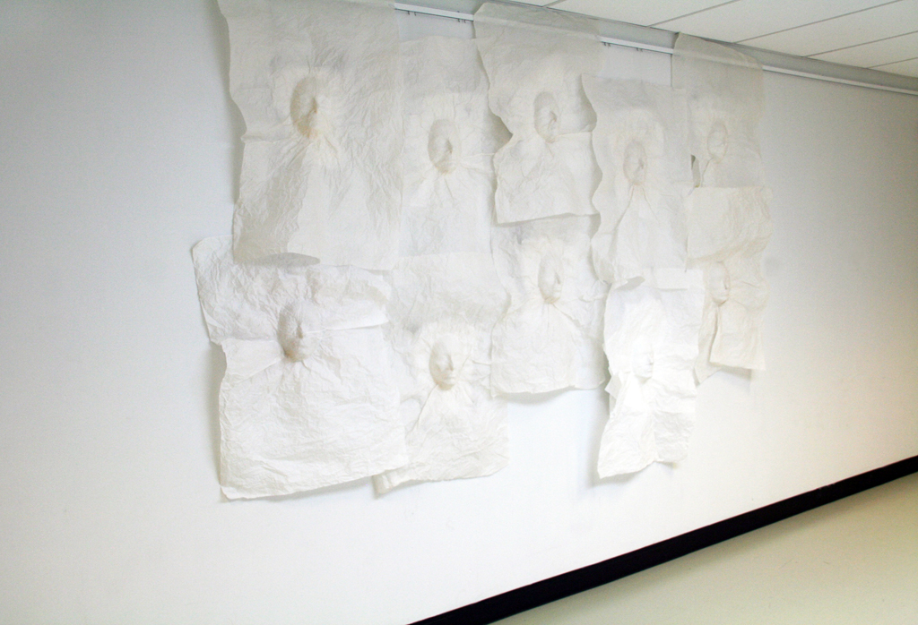 The Unbearable Lightness of Being, 2015, 240x220, Paper, Molding