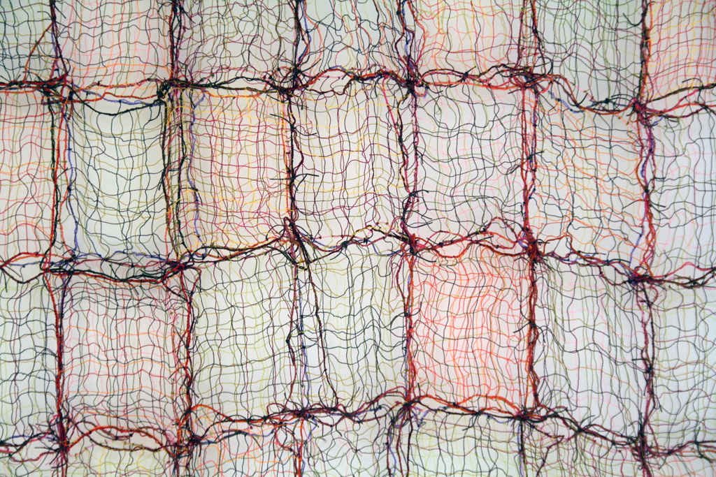 Thread Quilt #1, detail.