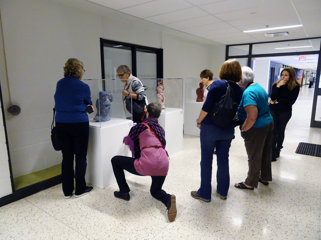 Visitors on Guided Tour, World of Threads Festival 2016.