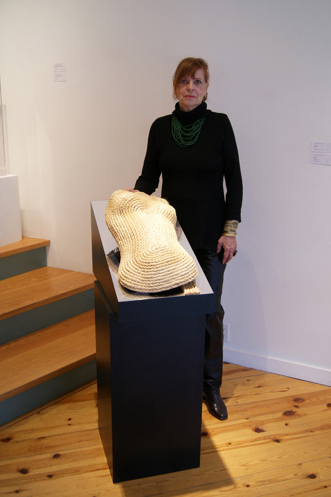 J. Mac at the opening of THREADSpace exhibition.