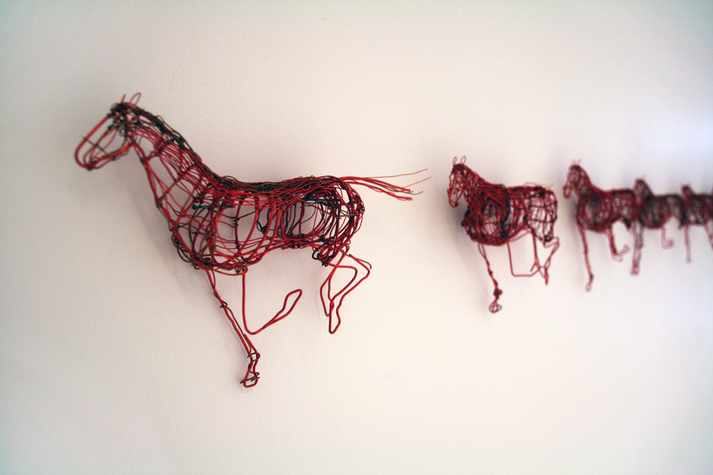 Anna Lefstud: One Full Stride, detail.