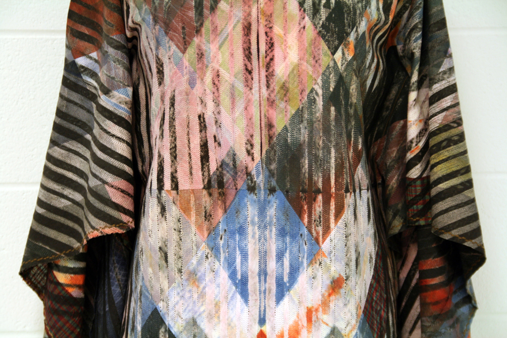 Motley Poncho, detail.