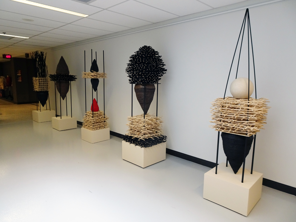 Installation view: Fibre 3D exhibition, World of Threads Festival 2018.