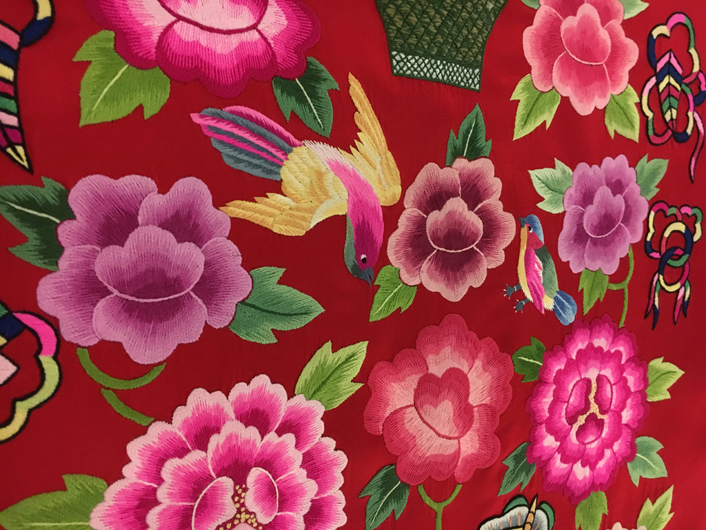 Insook Kim: Korean Wedding Gown, detail.